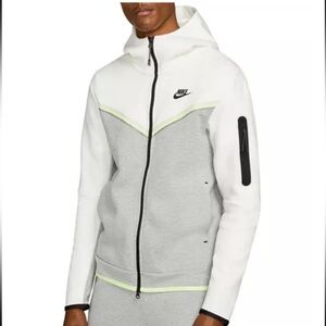 Nike White and Gray Sports Jacket